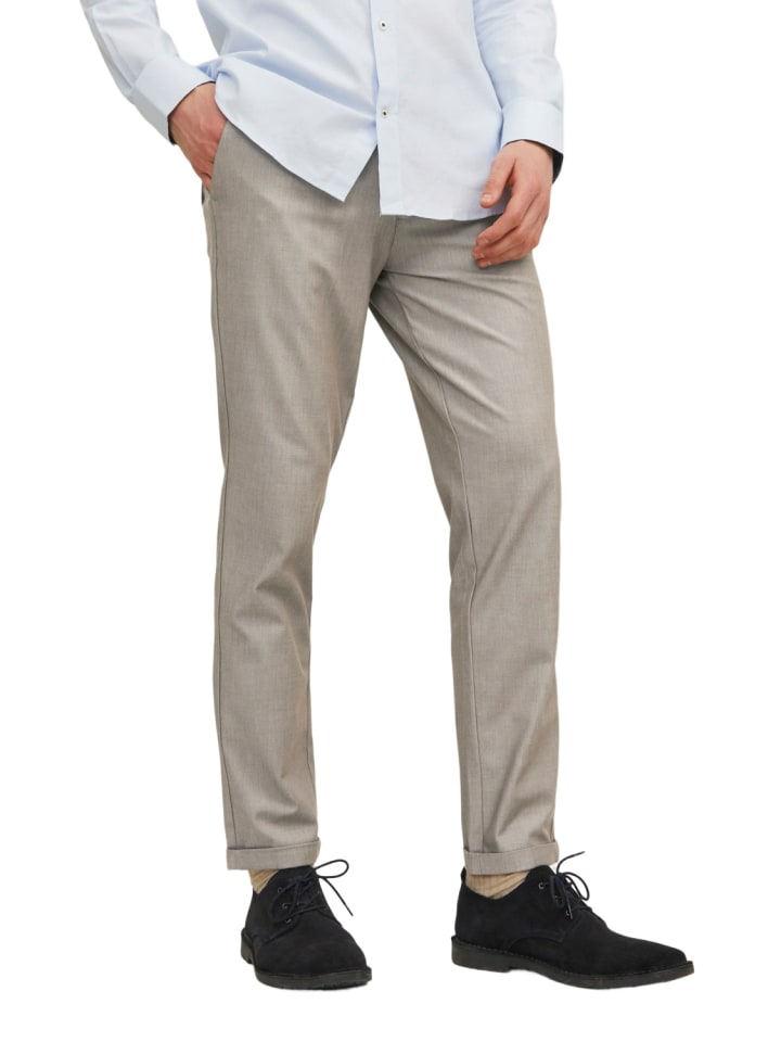 Stoffhose / Chino JPSTMARCO JJCONNOR slim in Beige