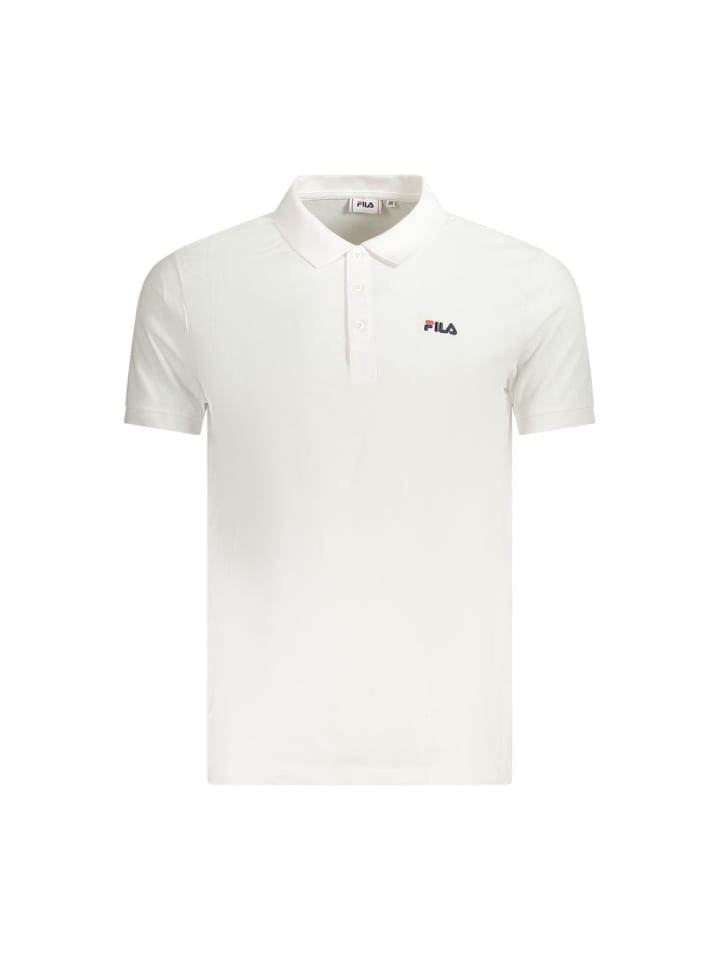 Weiß Baumwolle Herren Polo Hemd
