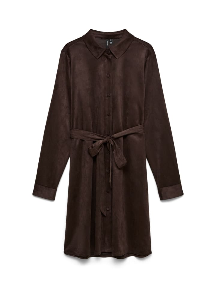 Hemdblusenkleid in Chocolate Torte