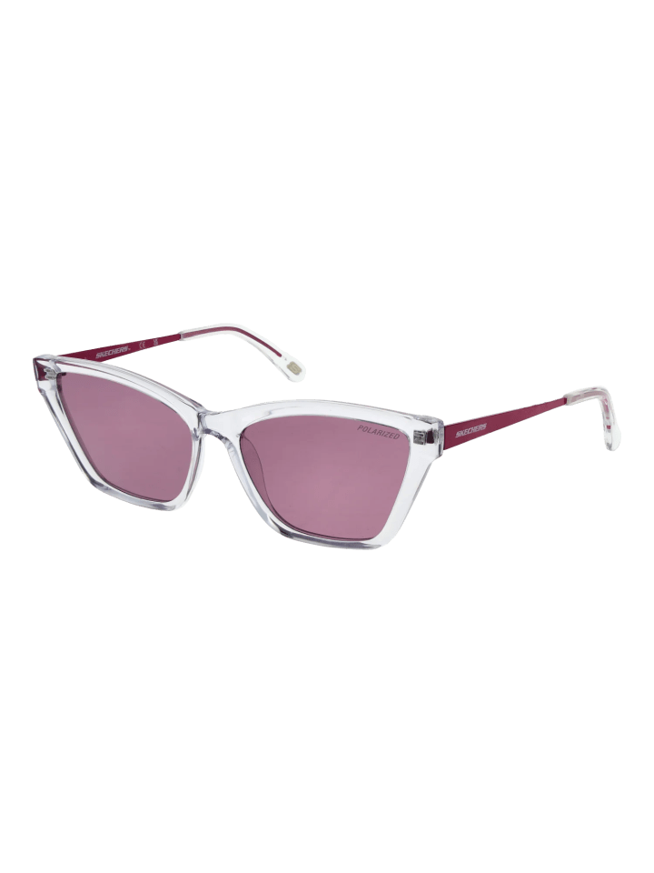 Damen Sonnenbrillen Katzenauge Transparent
