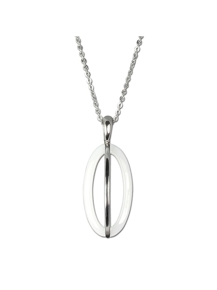 Halskette Edelstahl (Stainless Steel) ca. 70cm Anhänger: ca. 4cm x 1,8cm
