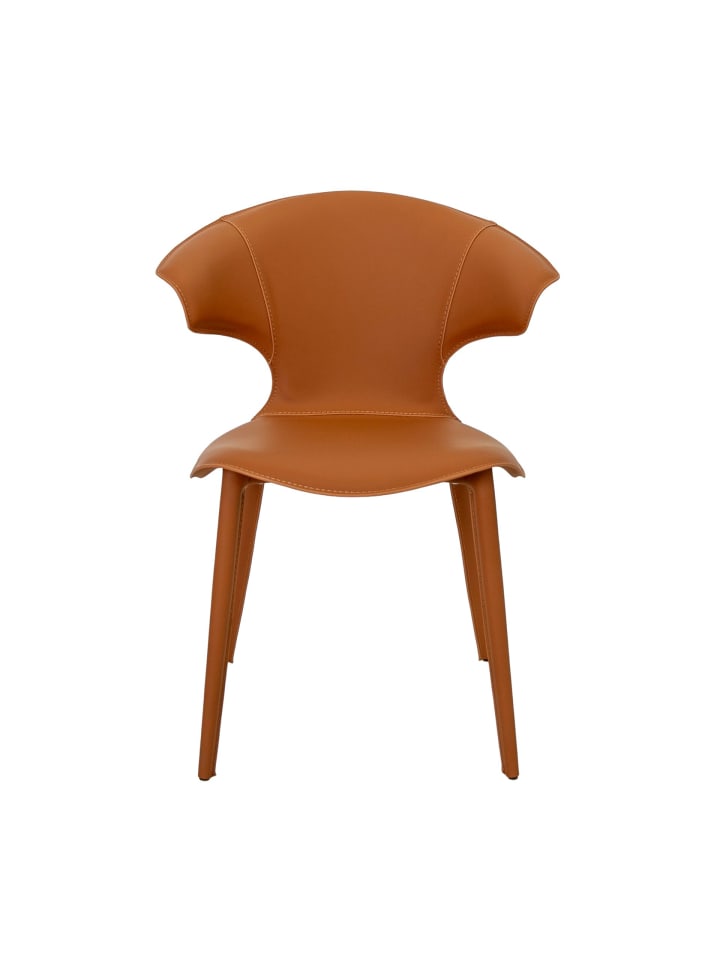 Stuhl 4250 in Orange – (B)60 x (H)77 x (T)57 cm