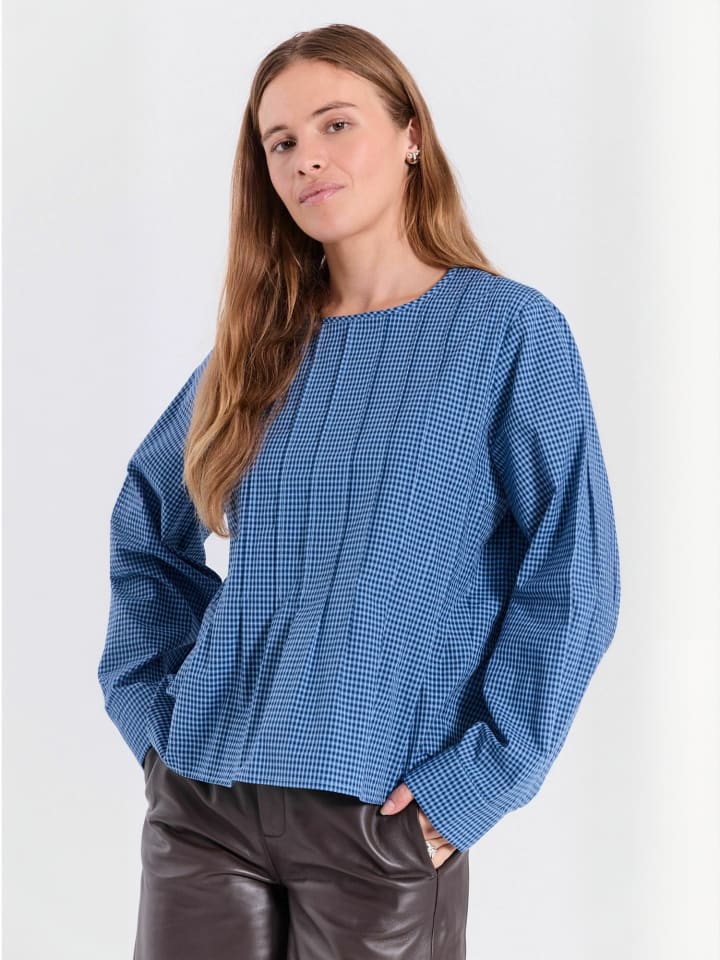 Hemd Soffie in blue check