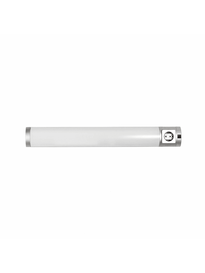 Wandlampe EEK F (B)67.7 x (H)9 cm in Silber Weiß