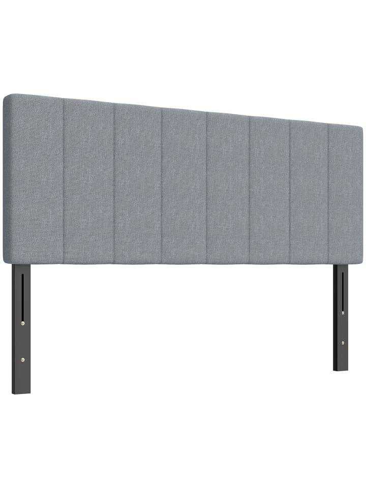 Kopfteil in Grau 160L x 10B x 126H cm