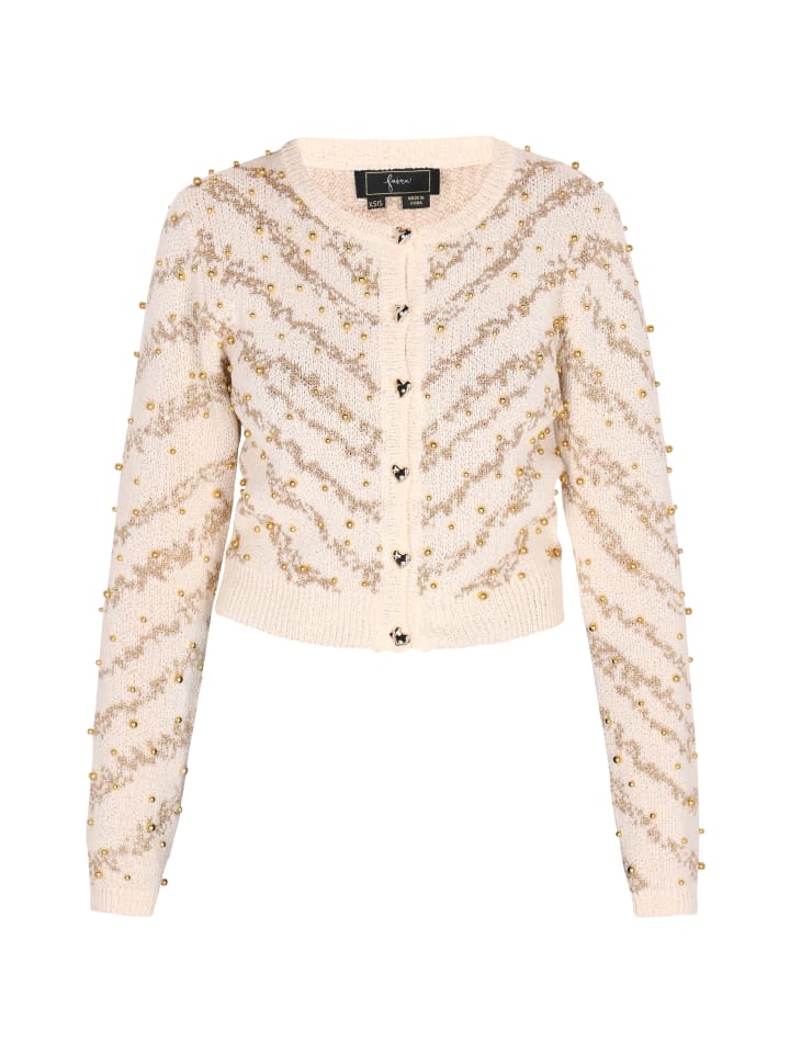 Damen Cardigan in Creme
