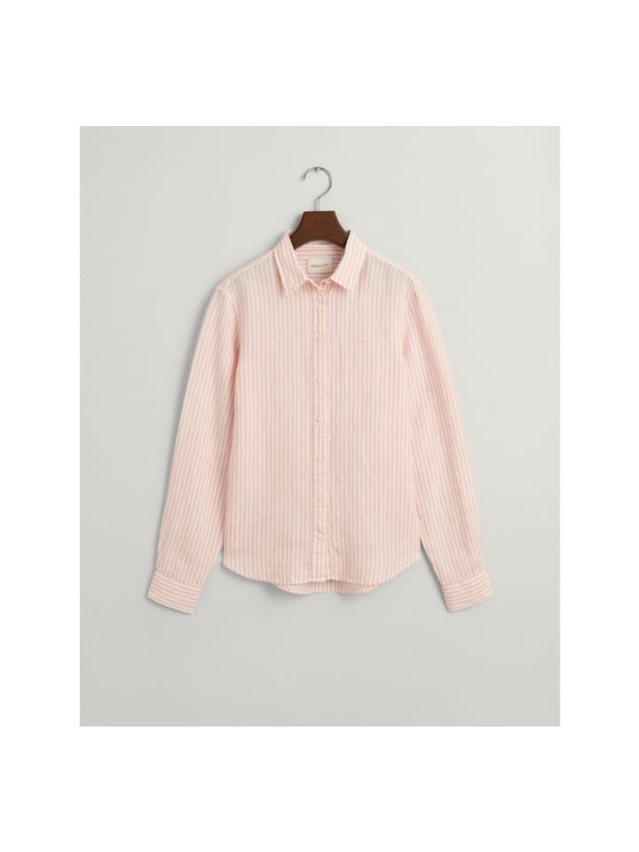 Langarmbluse in peachy pink