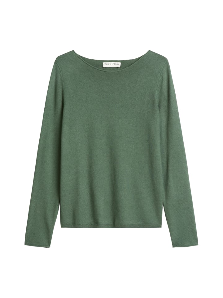 Feinstrick-Pullover regular in Quiet Pine
