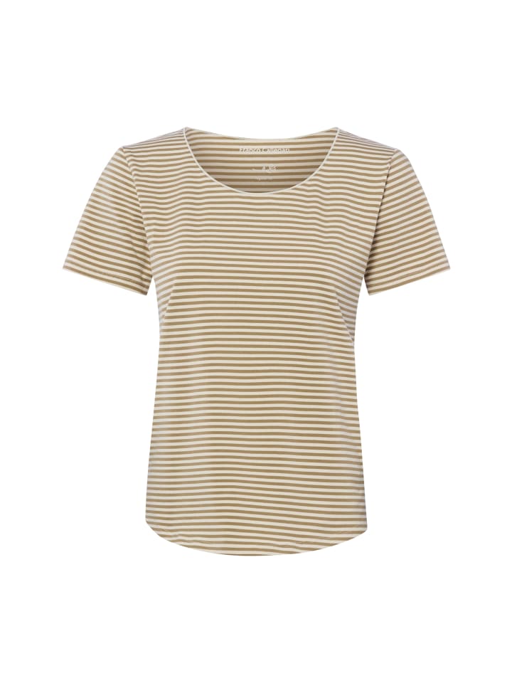 T-Shirt in sand schilf - 0004