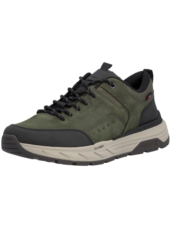 Sportlicher Schnürschuh in grün