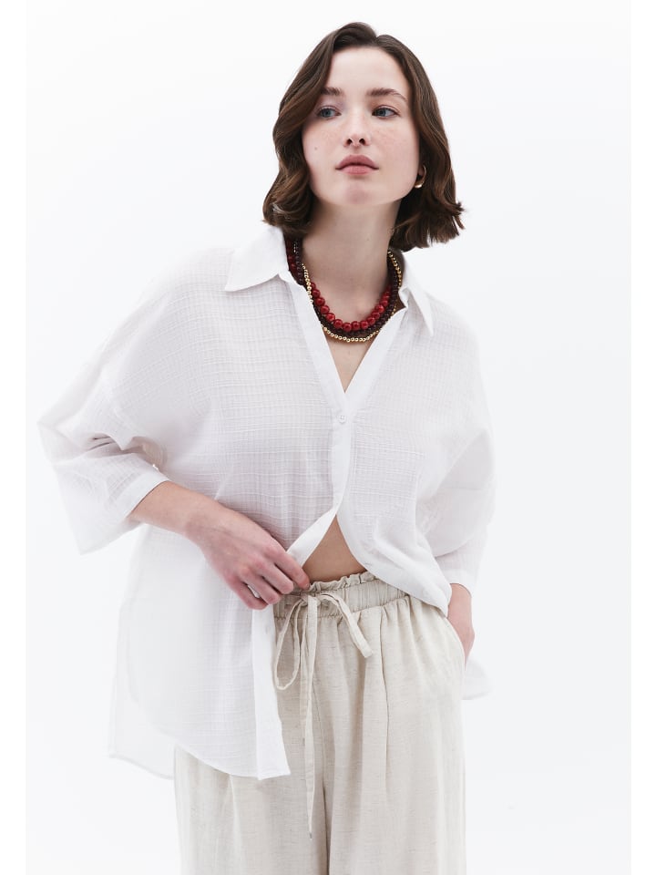 Hemdbluse WHITE
