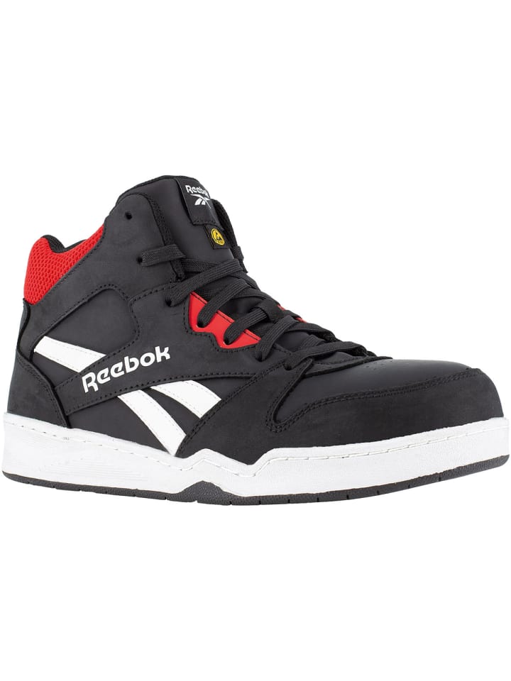 Sneaker High Top in schwarz/rot