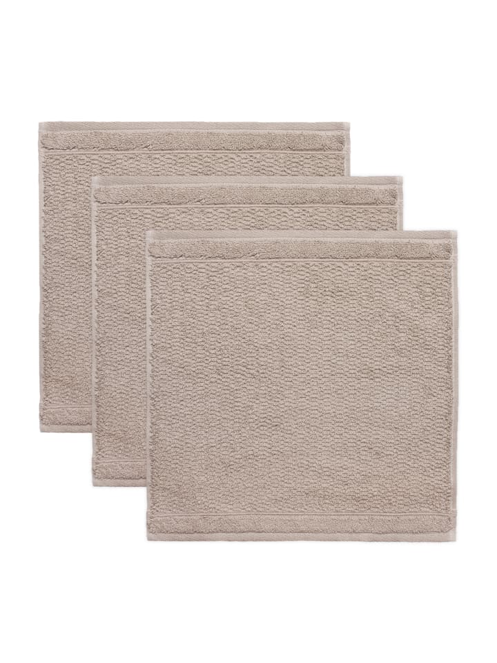 Seiftuch Pearl 3er Pack in cashmere