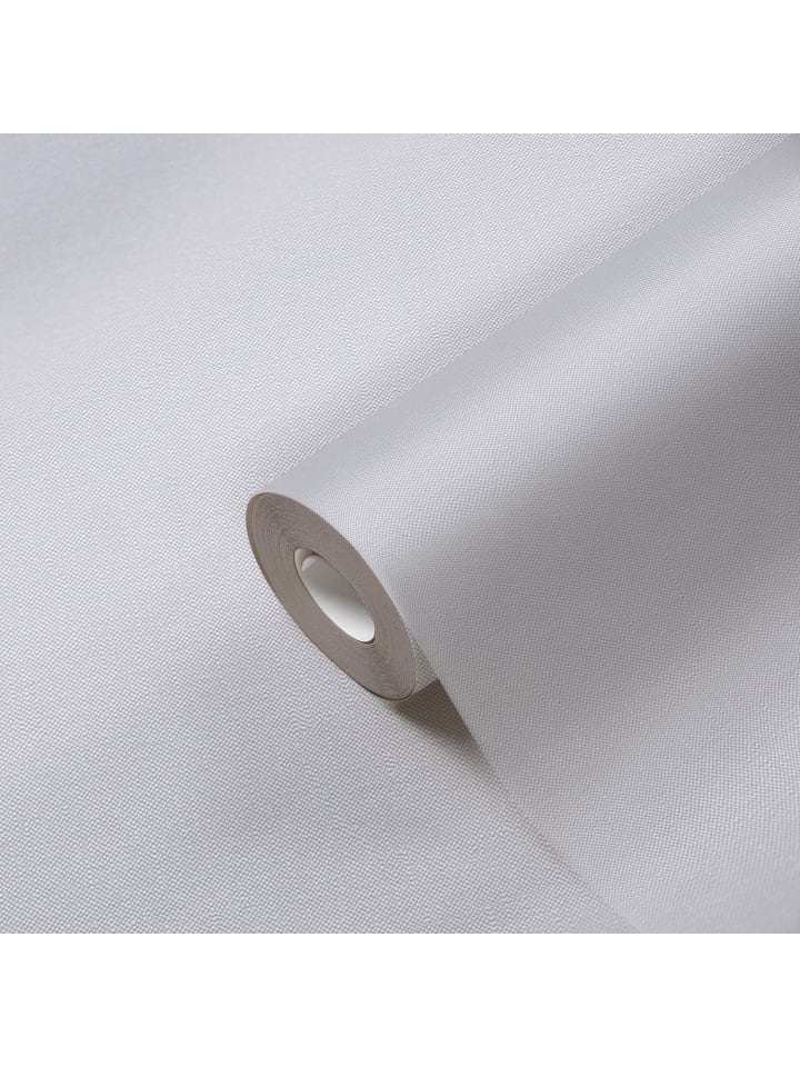 Tapete Fine Weave in Perlgrau