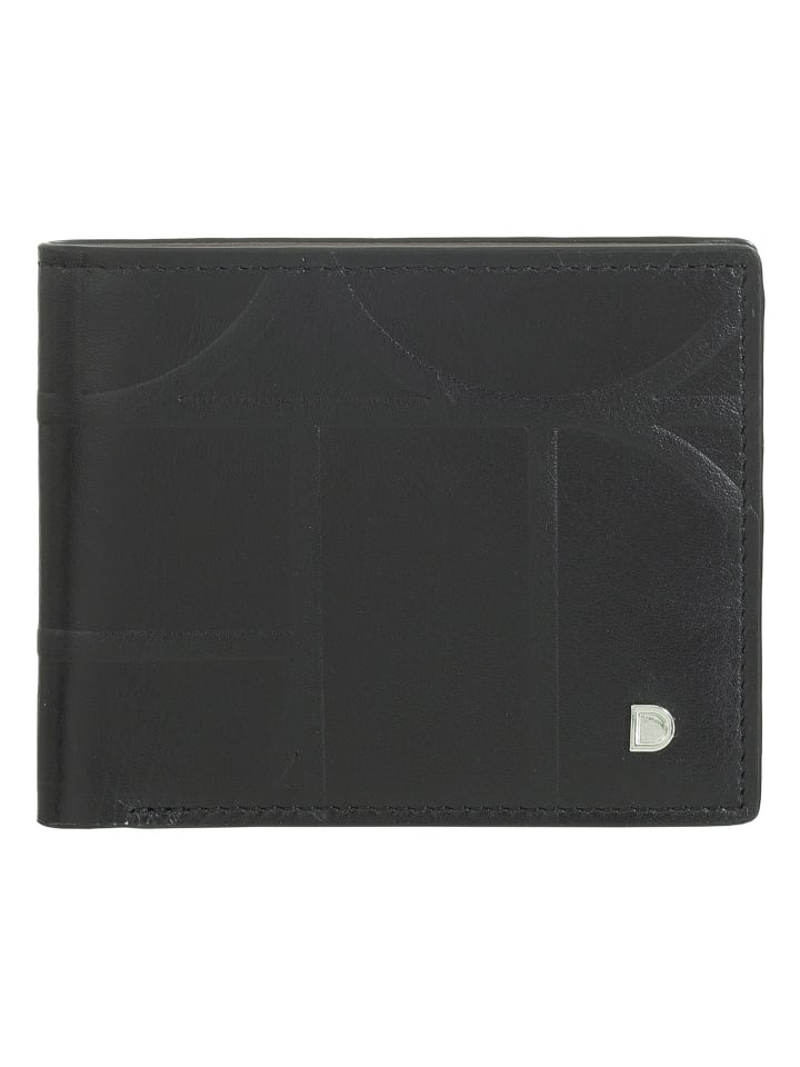 Up! Geldbörse RFID Schutz Leder 10.5 cm black-taupe