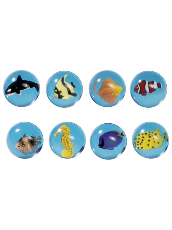 Flummy mit 3D Fisch, 1 Stk. - 3 Jahren