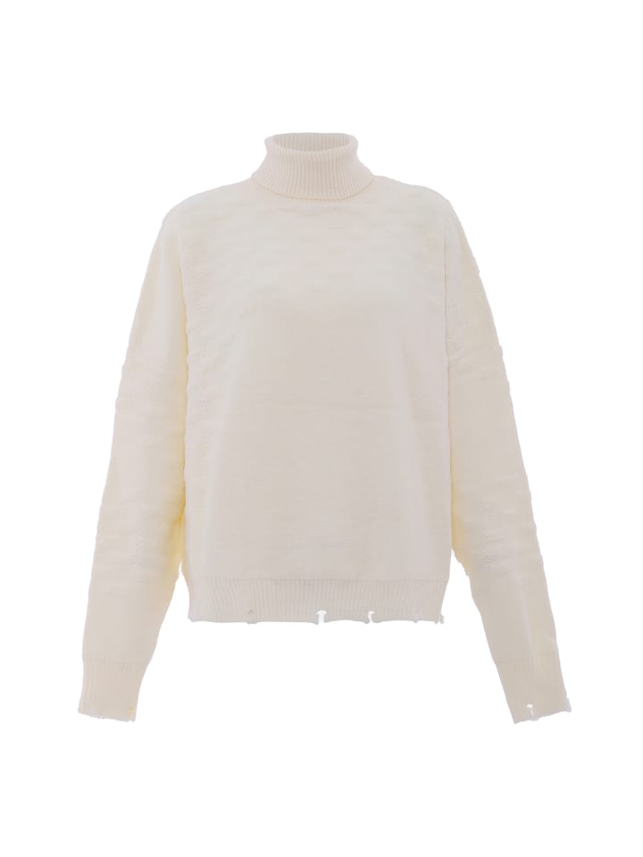 Damen Sweater in WOLLWEISS