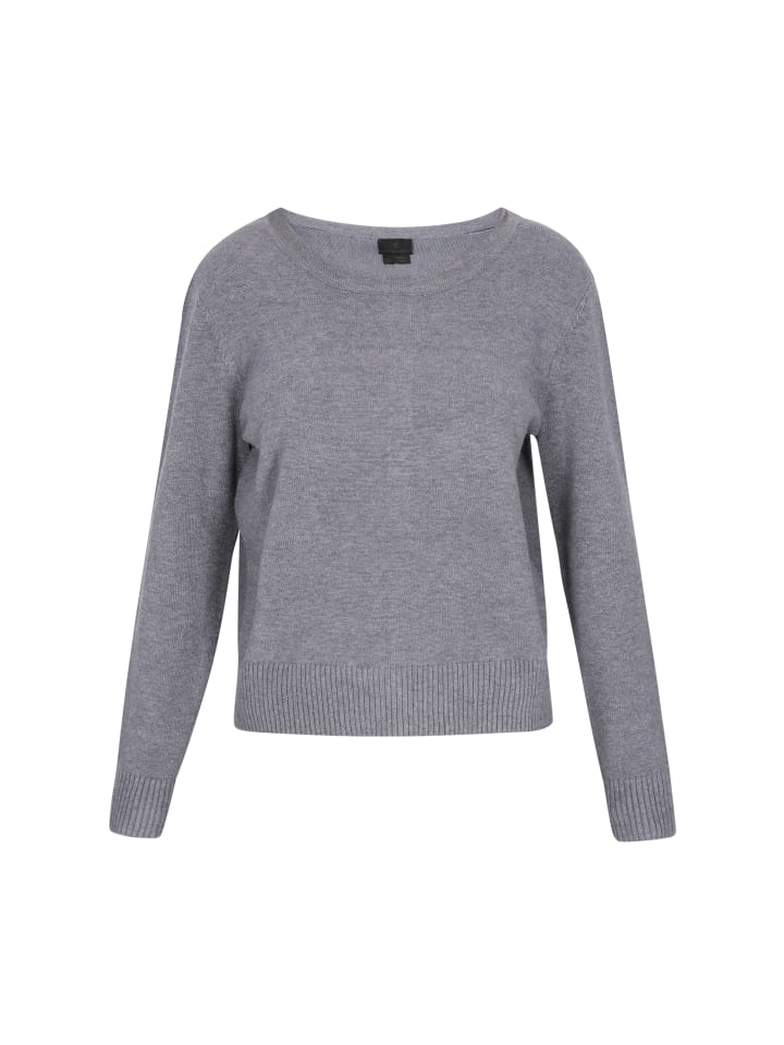Women Cardigan in grey melange