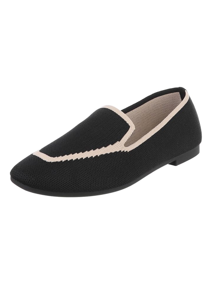 Halbschuh in Schwarz
