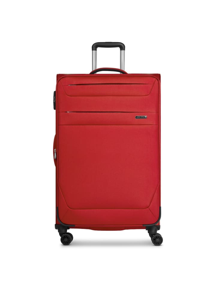 Chicago 4 Rollen Trolley L 78 cm mit Dehnfalte dark-red