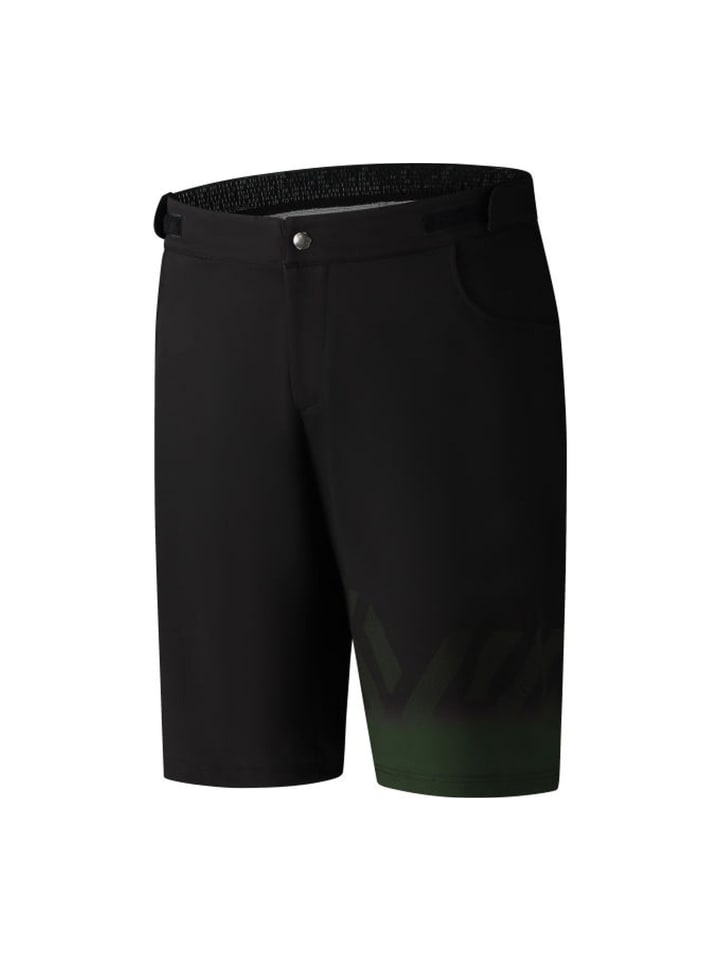 Shorts FUKUI PRINTED in Black/Khaki