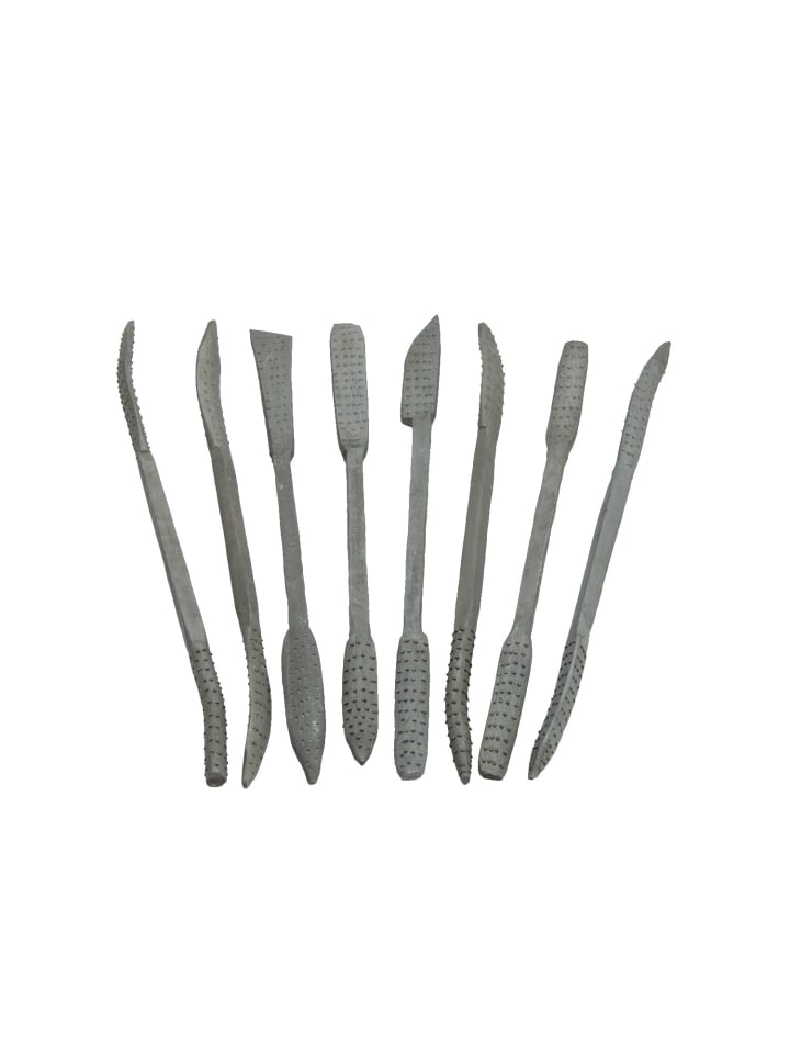 Raspelset 8tlg. für Kinder in silber