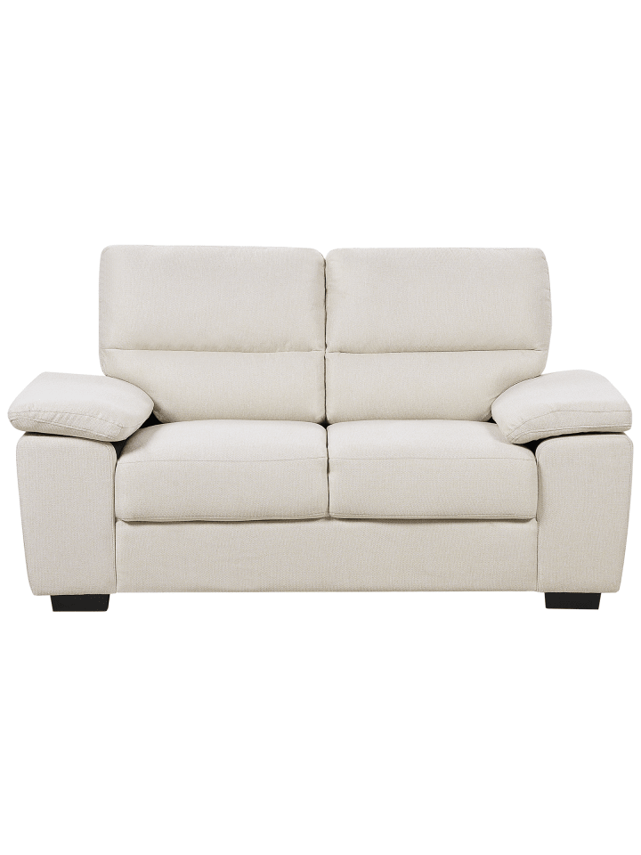 2-Sitzer Sofa VOGAR in Beige/Schwarz - (W) 156 x (H) 90 x (L) 74 cm
