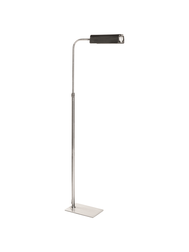 Stehleuchte DERWENT in Silber - (W) 17 x (H) 121 x (L) 42 cm