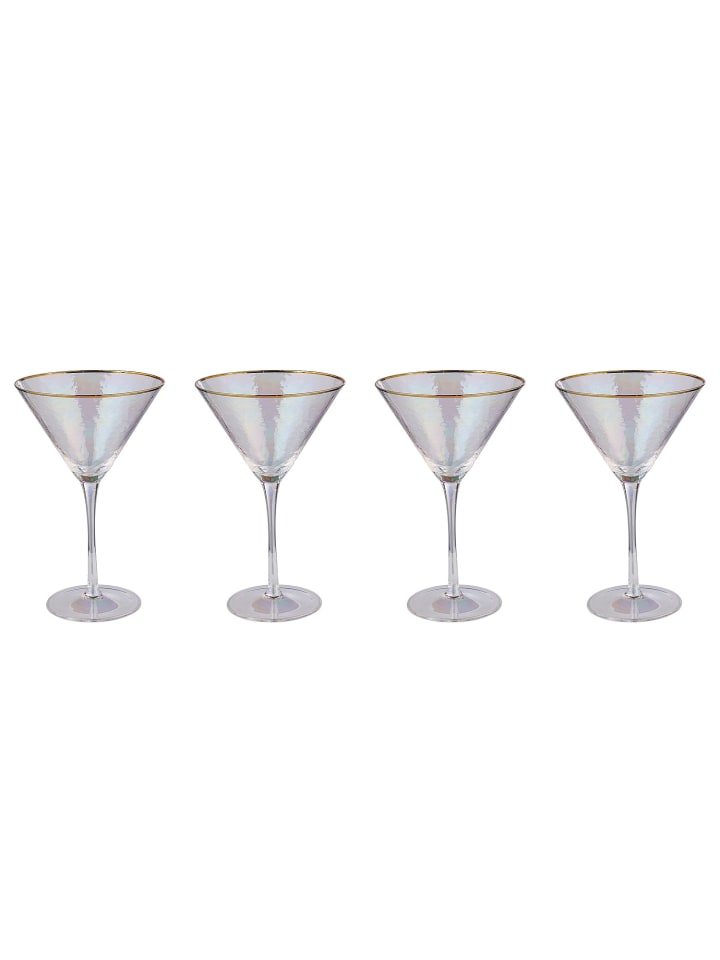 Butlers Martiniglas SMERALDA 4er-Set in Durchsichtig