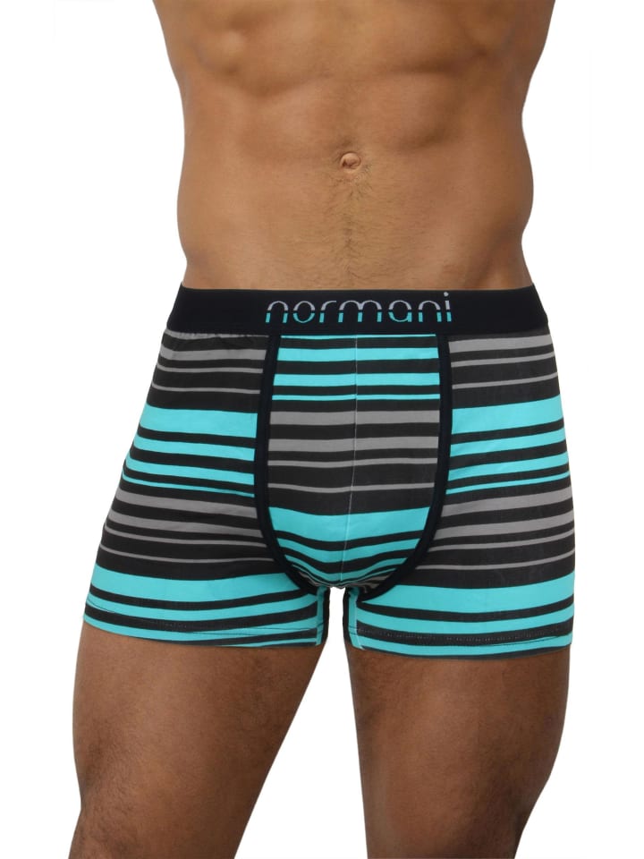 6 Stück Retro Boxershorts aus Baumwolle in Dimension Level