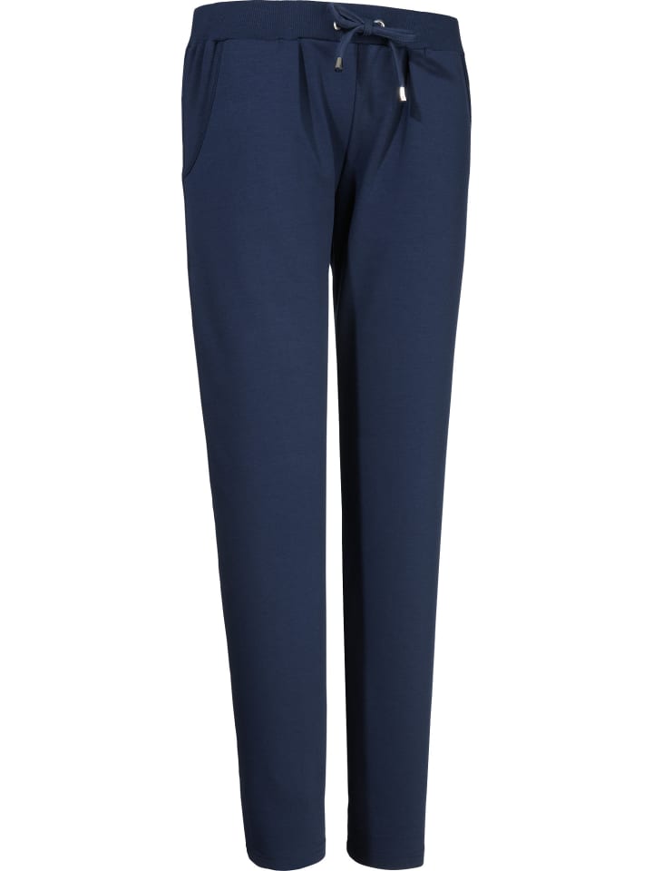 Sweat Freizeithose, lang in marine