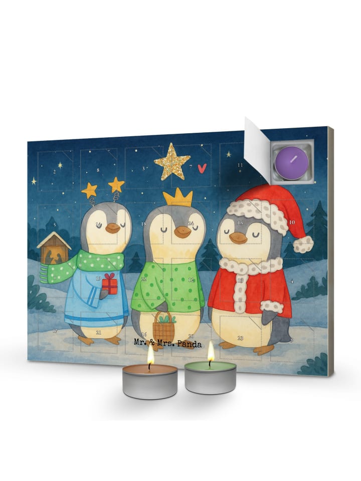 Adventskalender Winterzeit Heilige drei Könige ... in Weiß