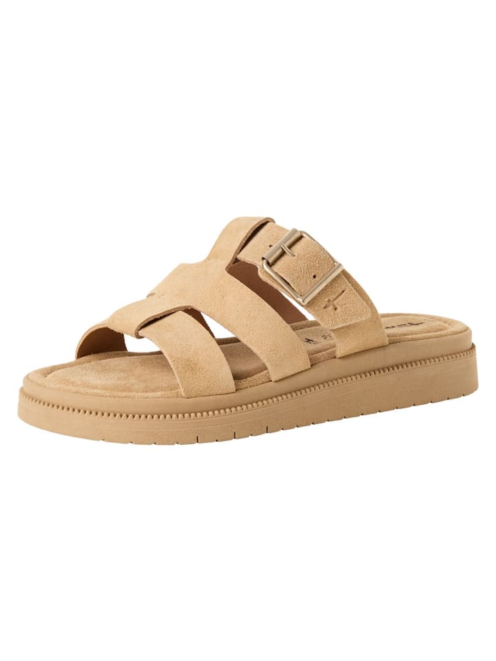 Pantolette in BEIGE SUEDE