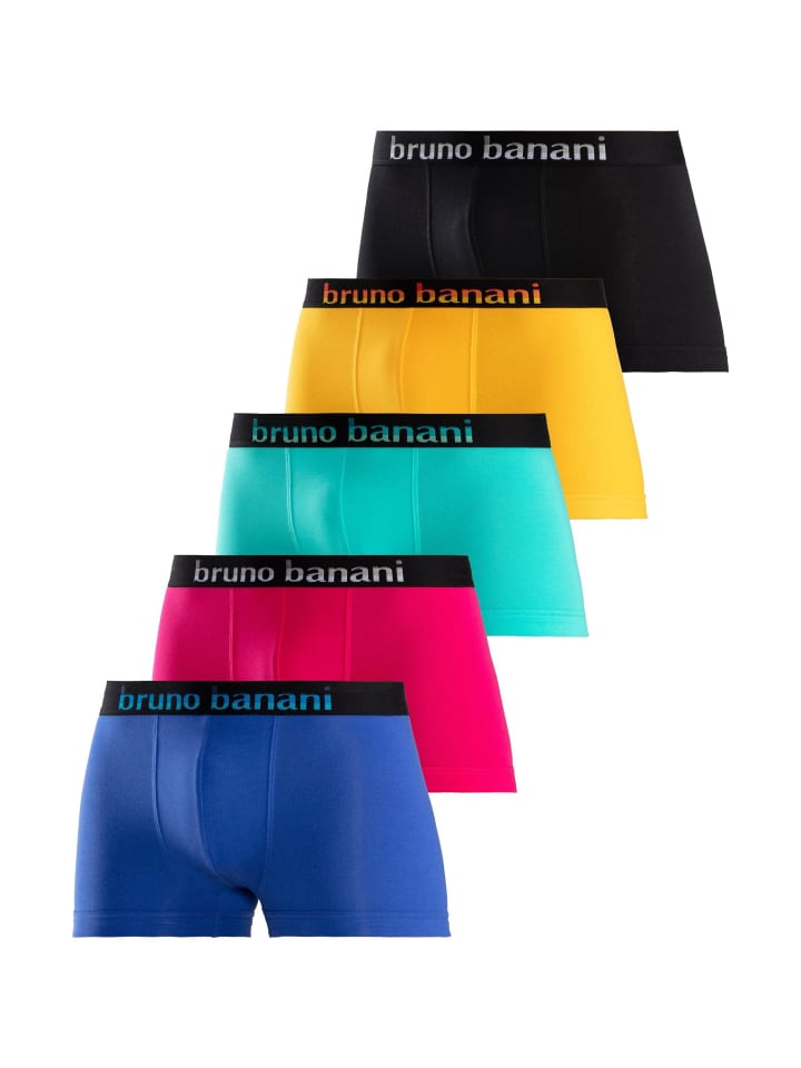 Boxer in blau, pink, mint, gelb, schwarz