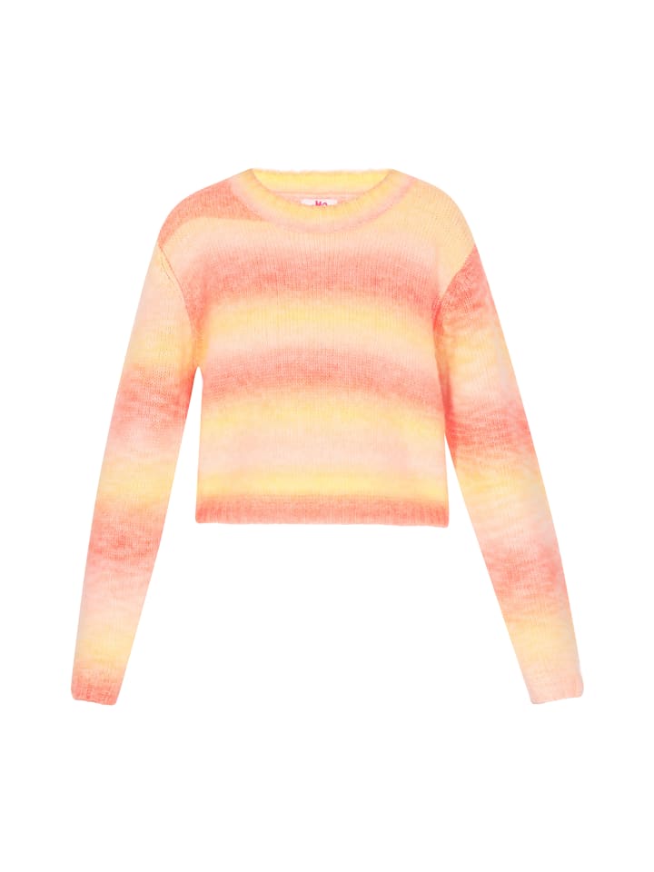 Damen Sweater in Orange Mehrfarbig