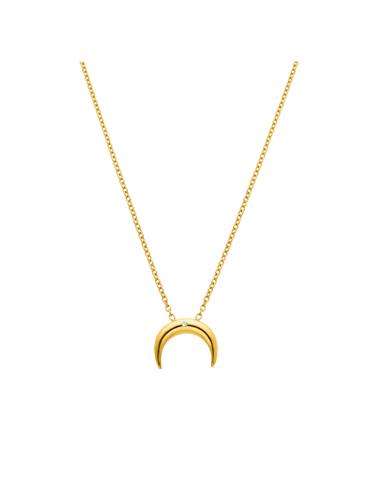 Halskette Zinne mit 18 Karat Gelbgold-Finish – ZINNE