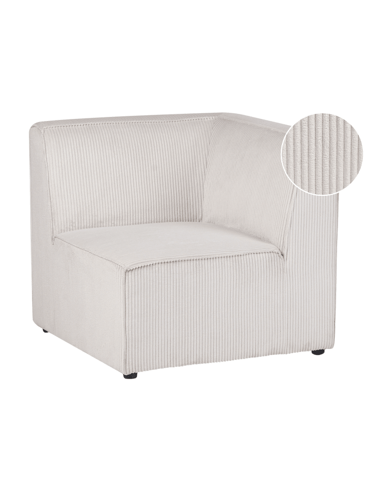 Sofaelement LEMVIG in Beige - (W) 83 x (H) 78 x (L) 83 cm rechtsseitig