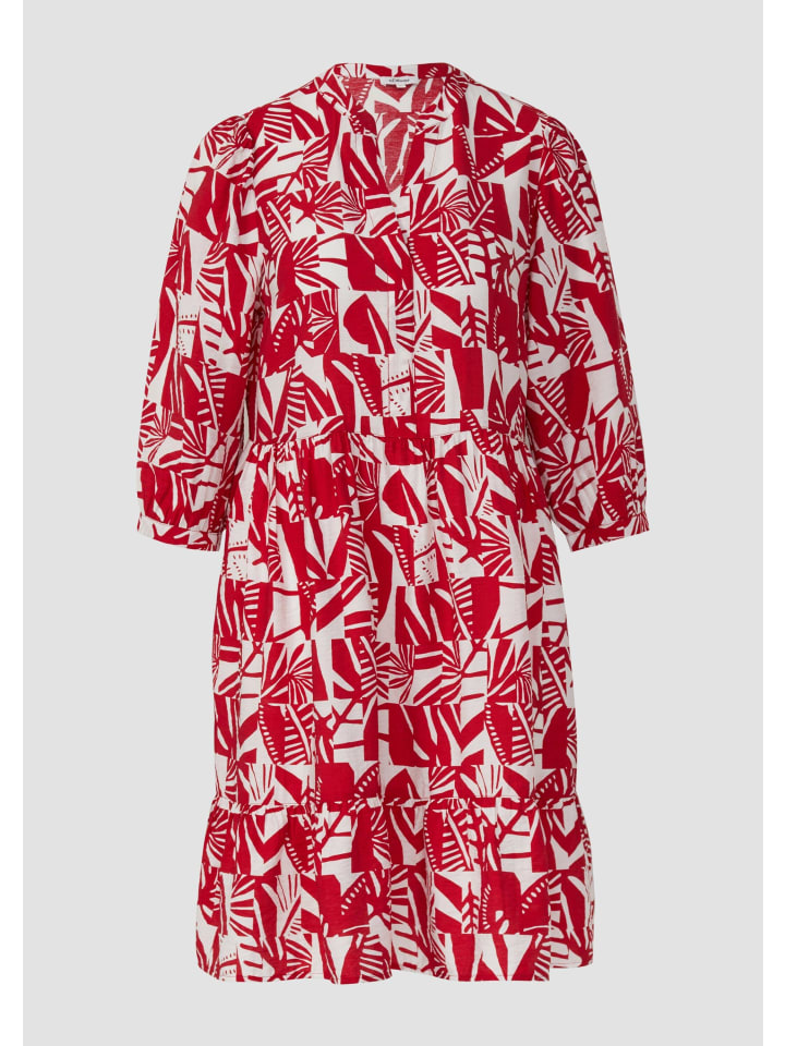Kleid in 35A1_mohnrot