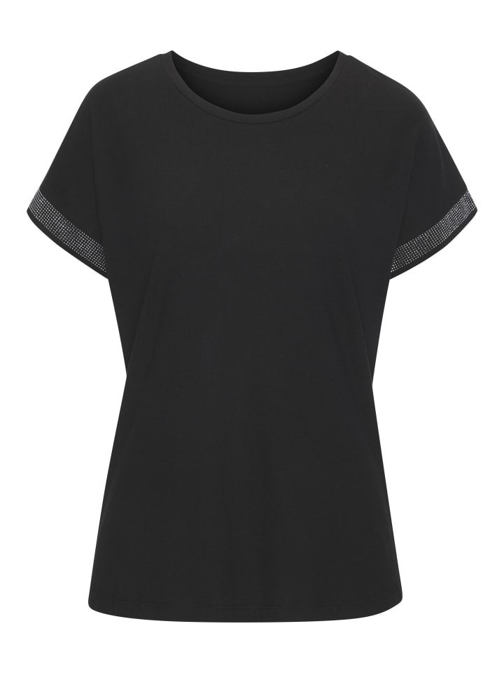 Kurzarmshirt in schwarz