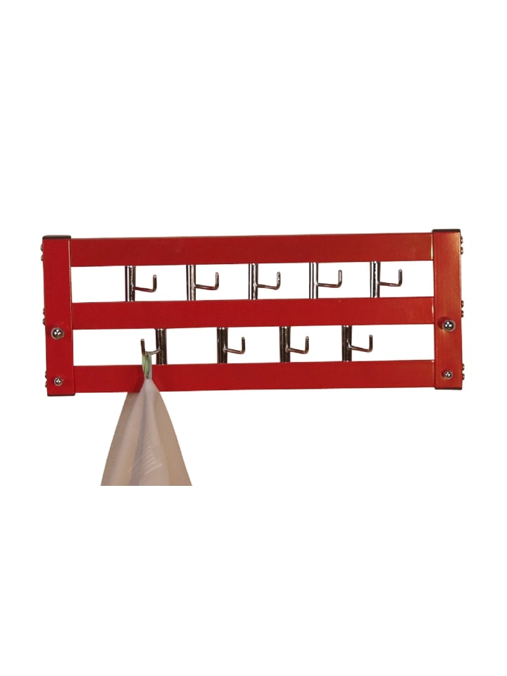Wandgarderobe Ellen in rot