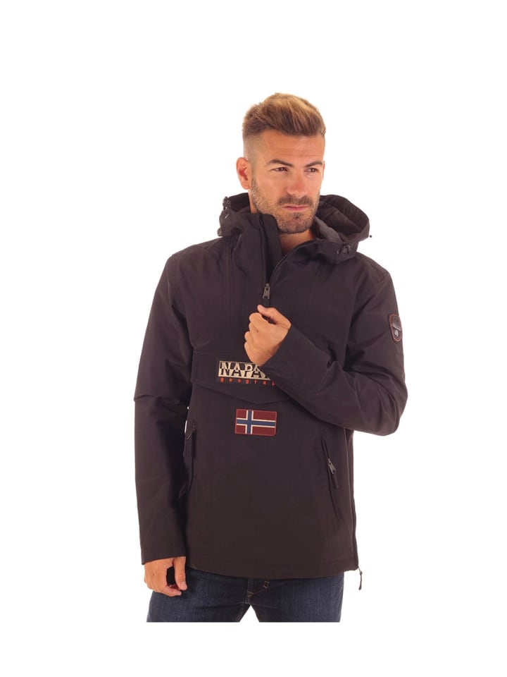 Rainfores Pocket Sommerjacke in Schwarz