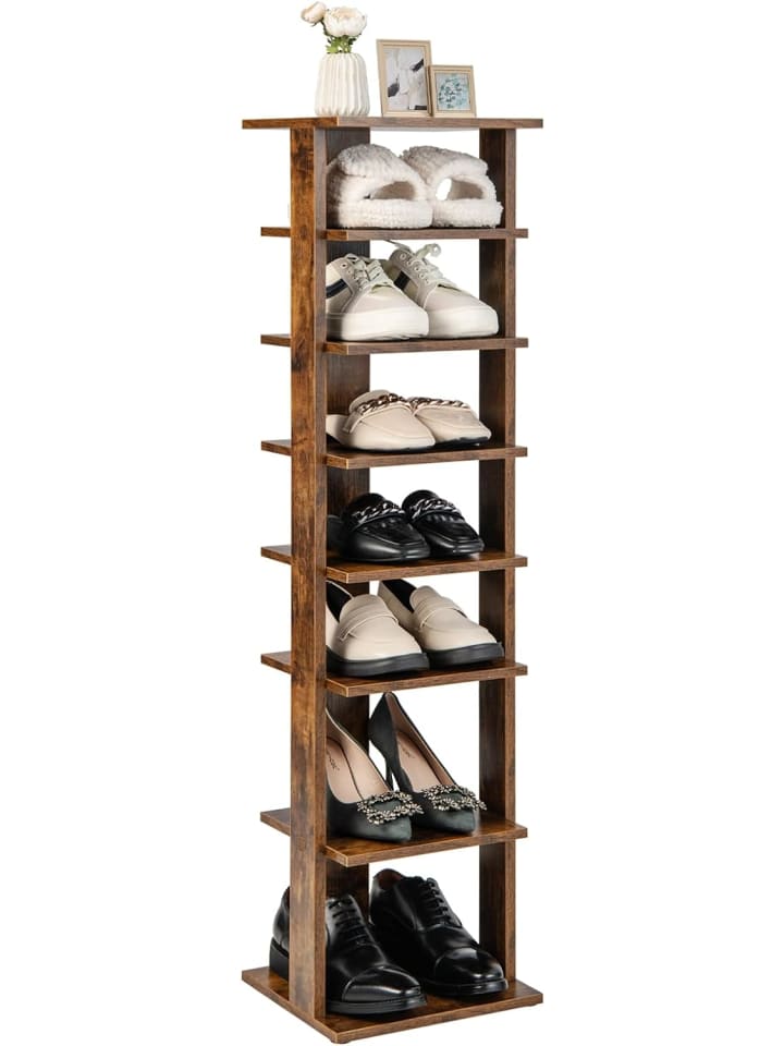 Schuhregal in Braun