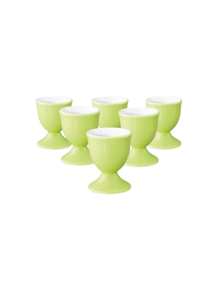 6er Set Eierbecher Liberty Pure Colors in Lime Green ø 4,9 cm