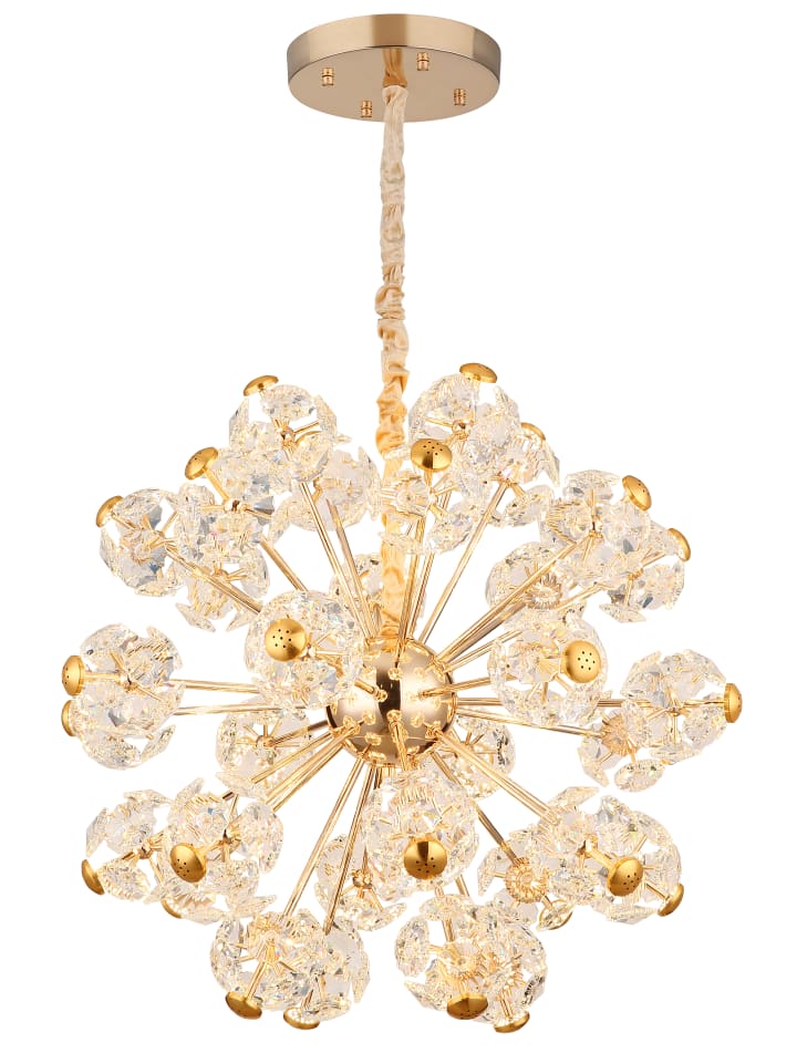 Hängeleuchte "FLORIELLA" in gold
