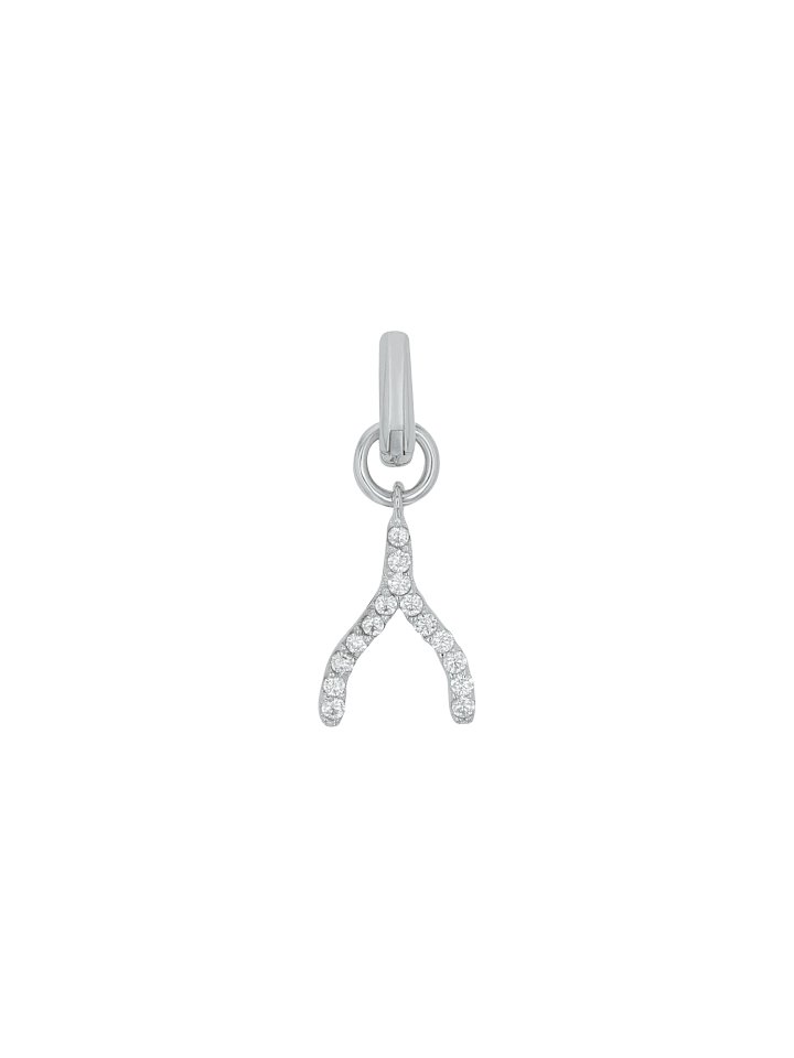 Charm Silber 925, rhodiniert in Silber