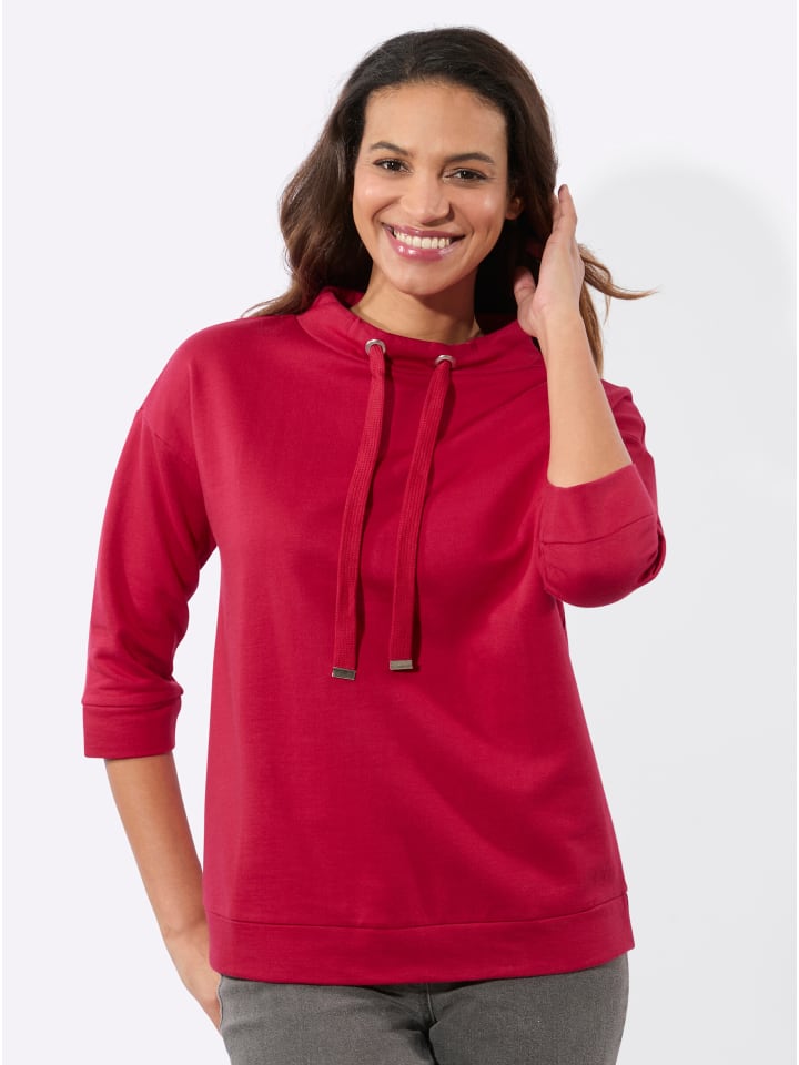 Sweatshirt in rot