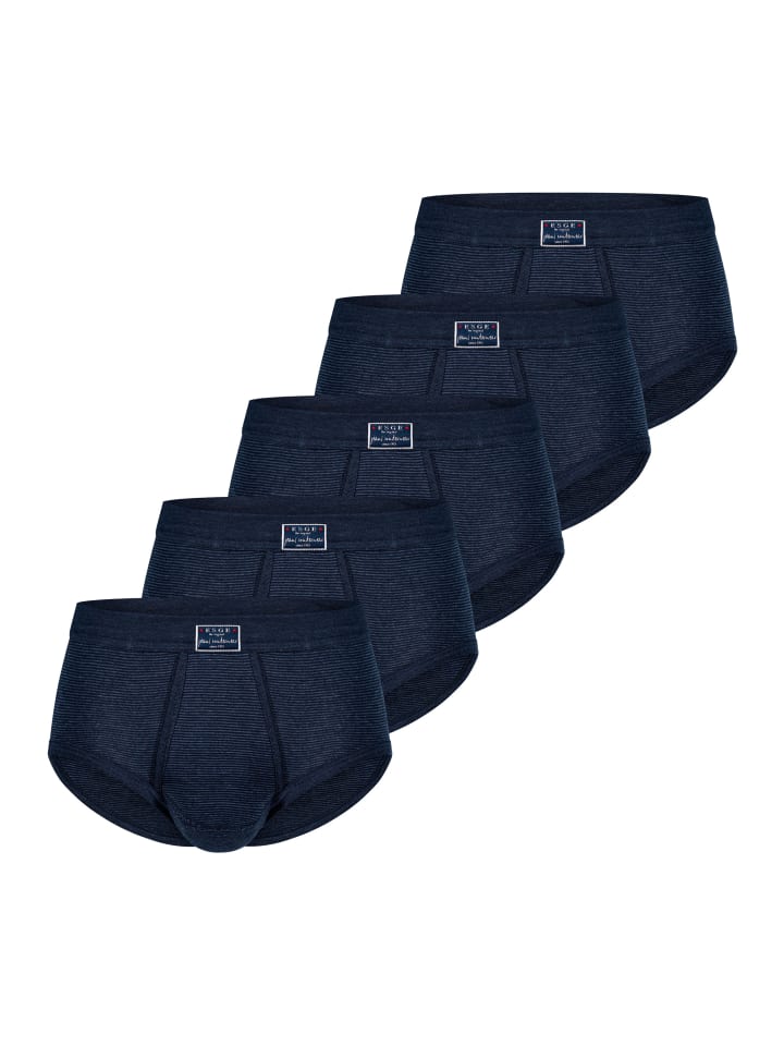 Slip / Unterhose Feinripp Jeans in Marine