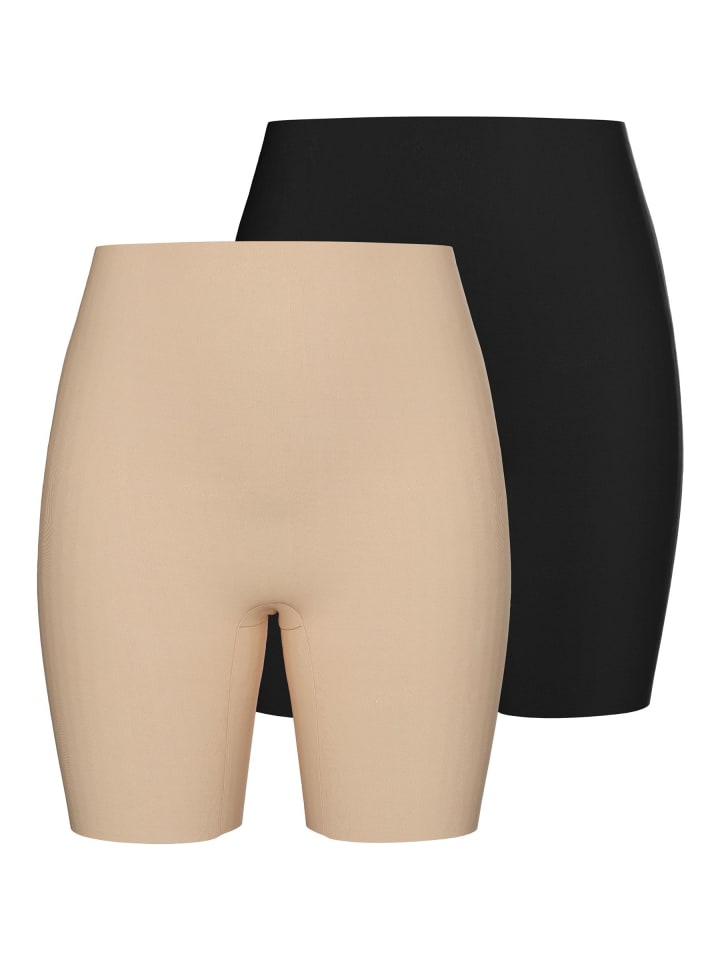 2er-Pack Radlerhose in Black 1
