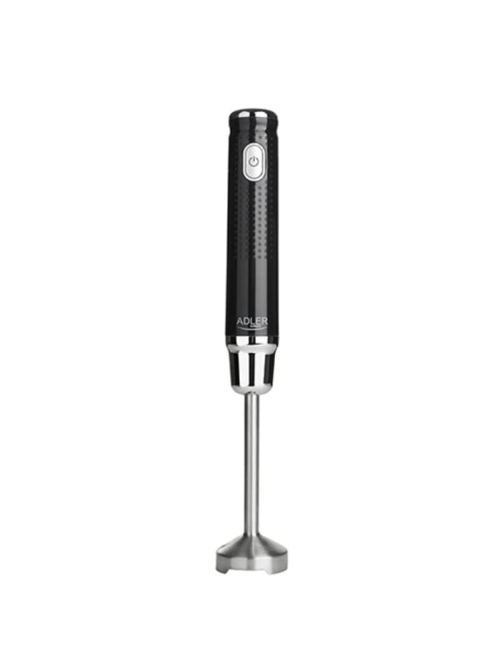 AD 4617 B Stabmixer 350 W - Ergonomischer Griff, Edelstahlklingen in Schwarz
