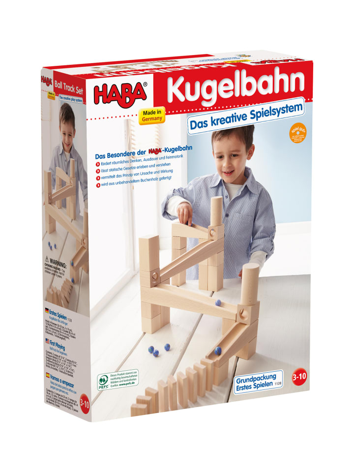 Kugelbahn Kullerbü und Erweiterungen in Erstes Spielen